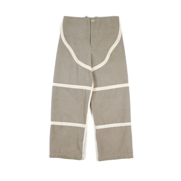 Pieced Wool Tailored Trouser - Image 3