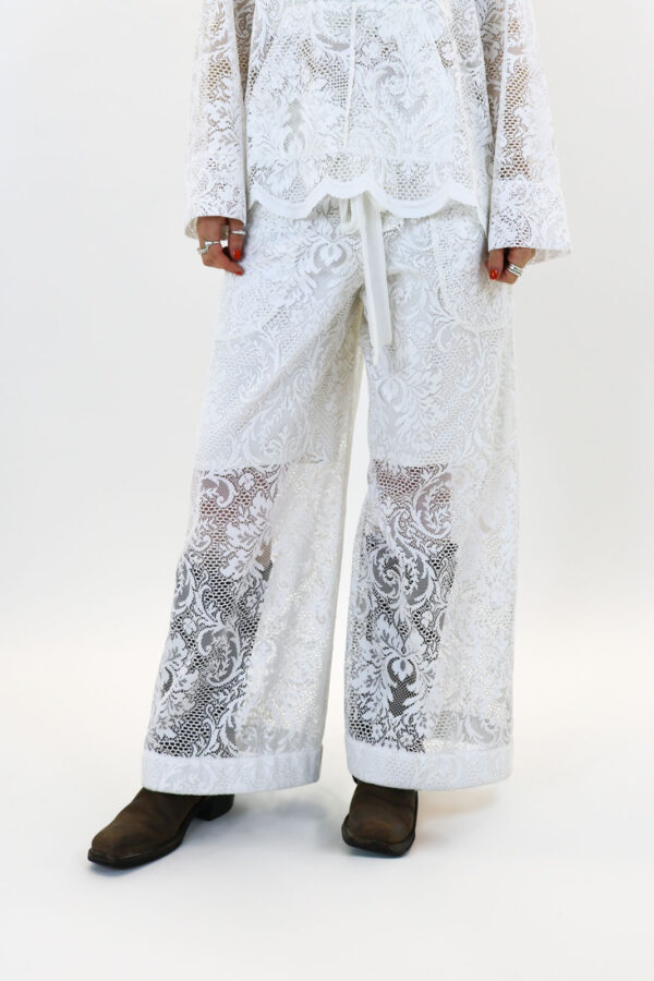 Lace Drawstring Trousers