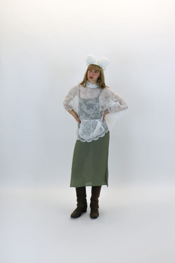 Lace Open-back Short Sleeve Hoodie