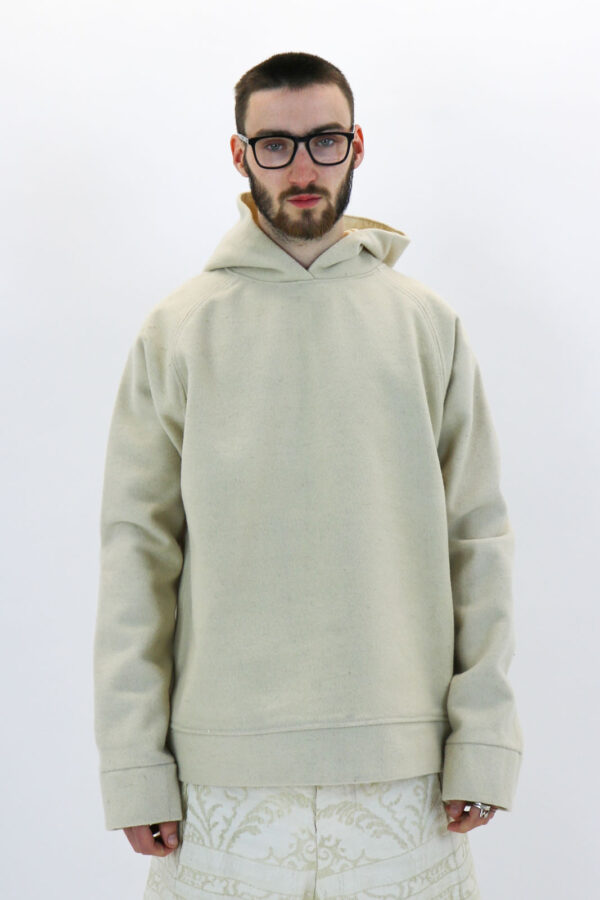 Raglan Sleeve Alpaca Hoodie