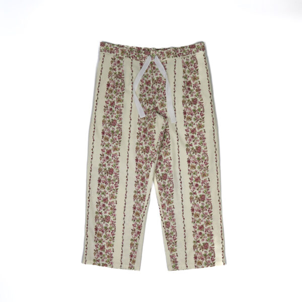 Vintage Floral Print Drawstring Trouser - Image 3