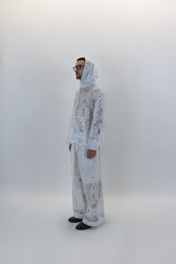 Lace Open-back Hoodie - Image 10