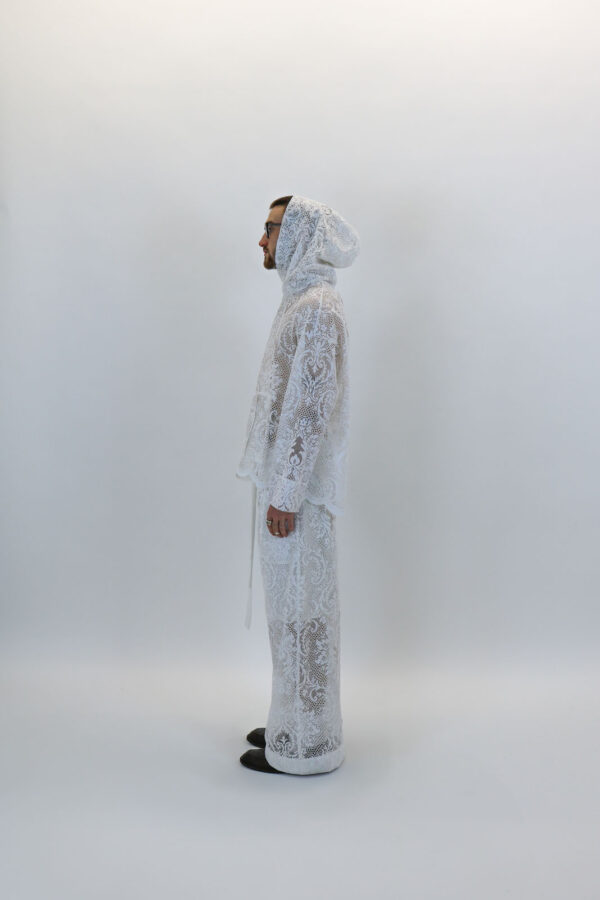 Lace Open-back Hoodie - Image 11