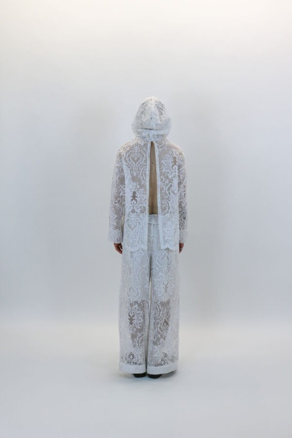 Lace Open-back Hoodie - Image 12