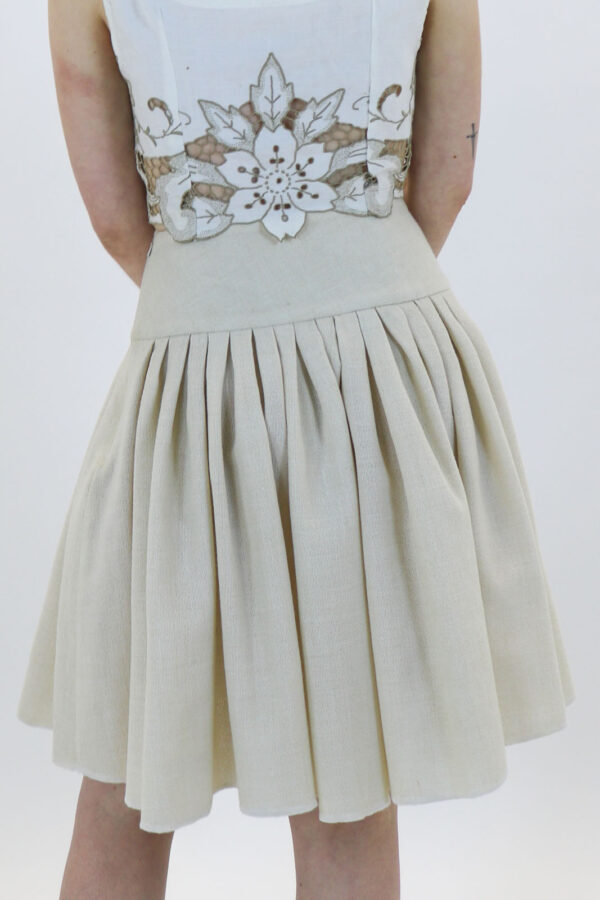 Gathered Yoke Skirt - Image 7