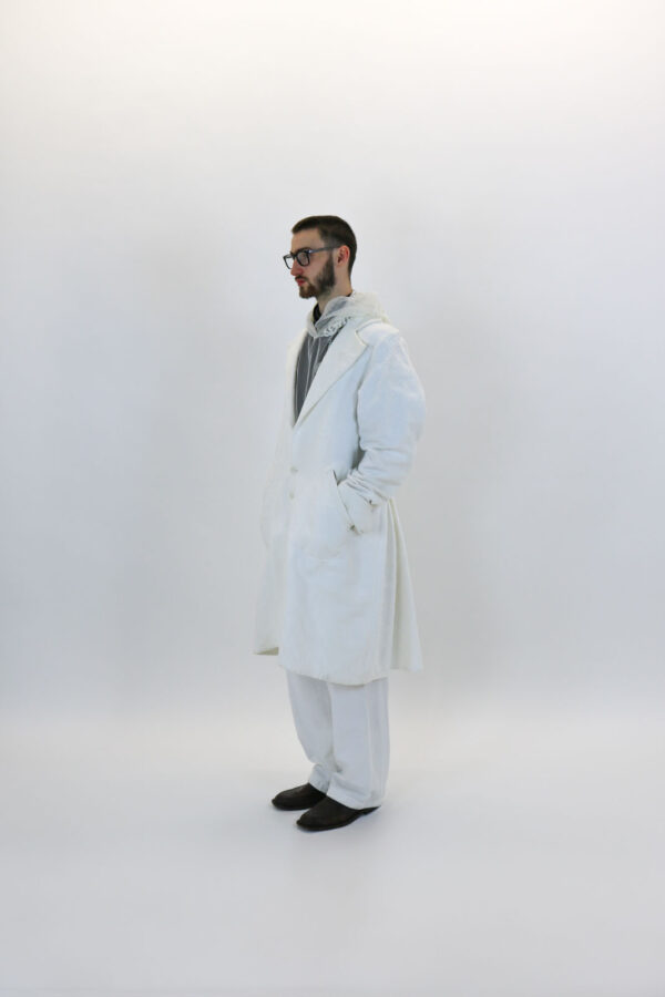 Gathered-back Linen Coat - Image 2