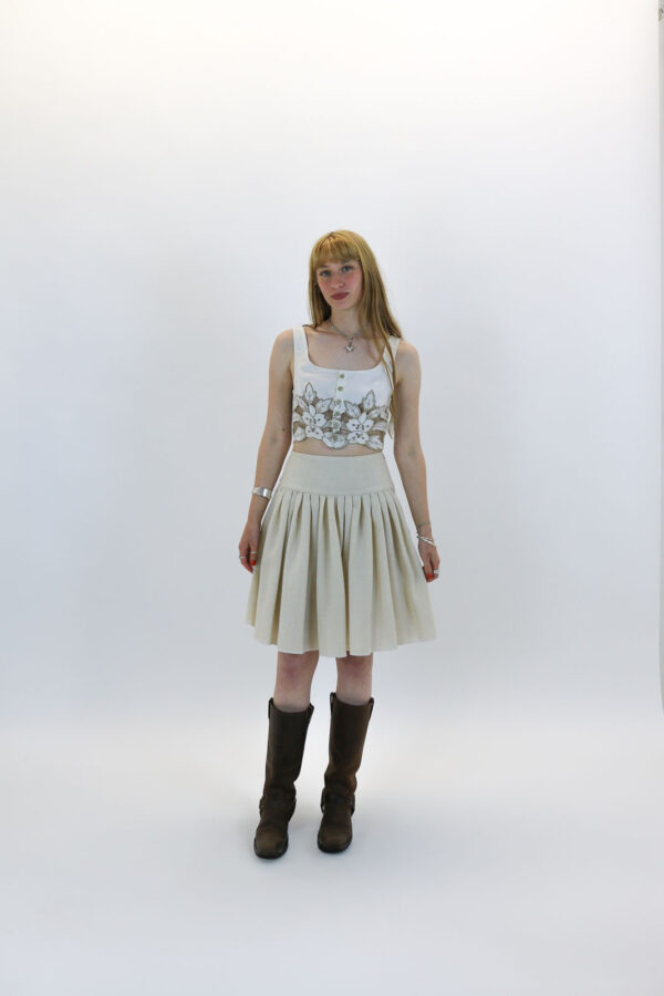 Gathered Yoke Skirt - Image 6