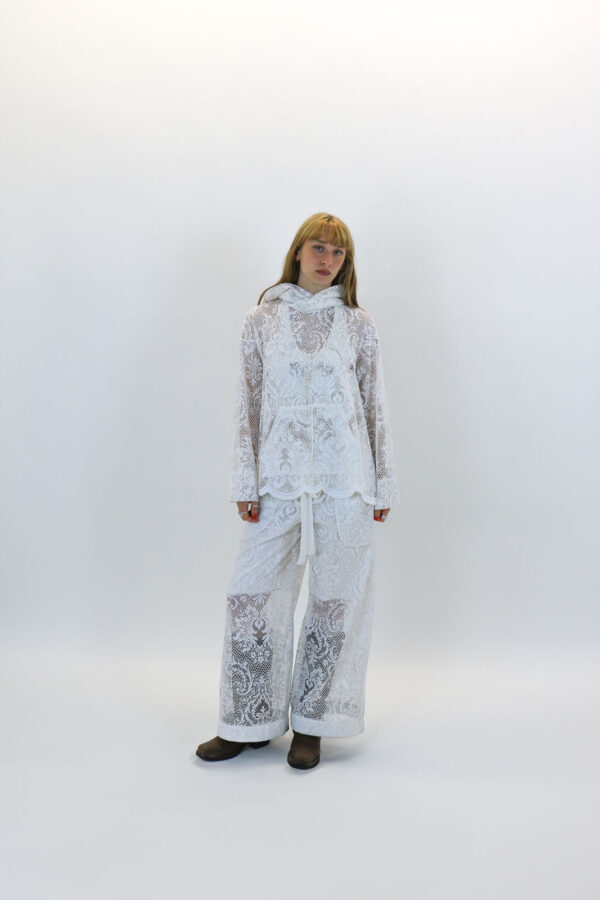 Lace Drawstring Trousers - Image 3
