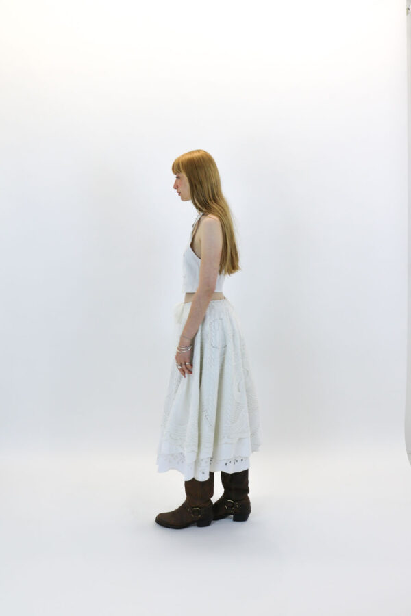 Layered Drawstring Skirt - Image 2