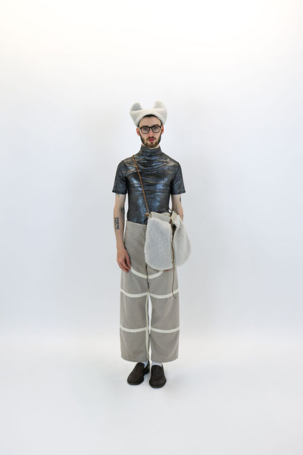 Pieced Wool Tailored Trouser - Image 7