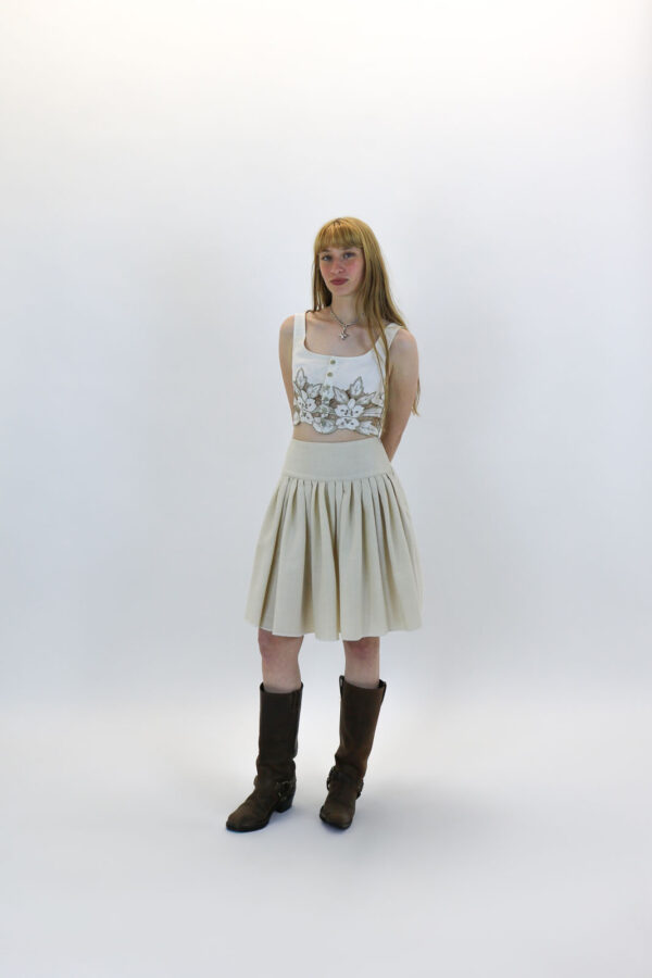 Gathered Yoke Skirt - Image 5