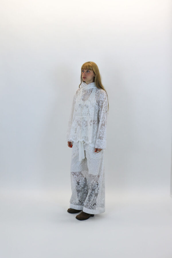 Lace Open-back Hoodie - Image 4