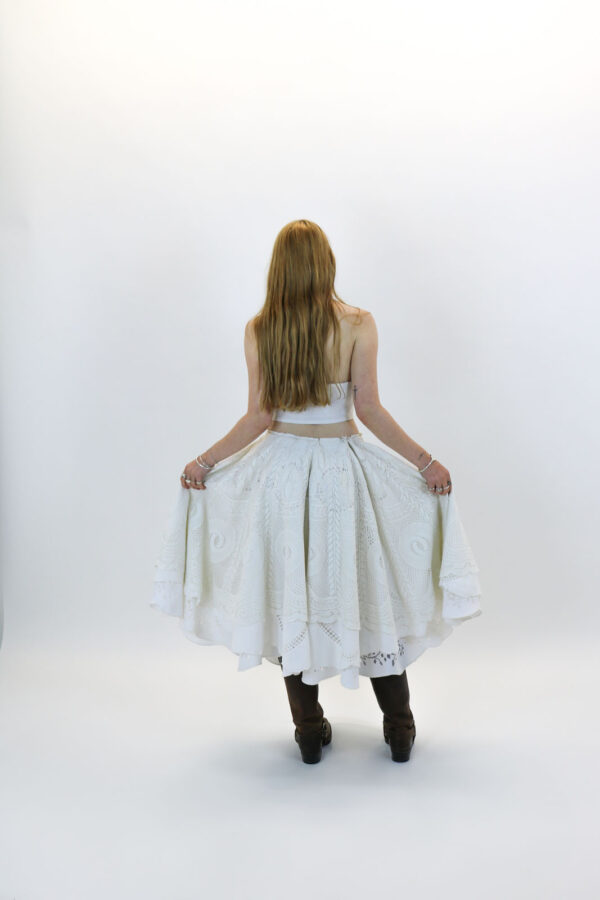Layered Drawstring Skirt - Image 8
