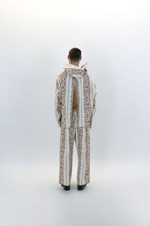 Vintage Floral Print Drawstring Trouser - Image 5