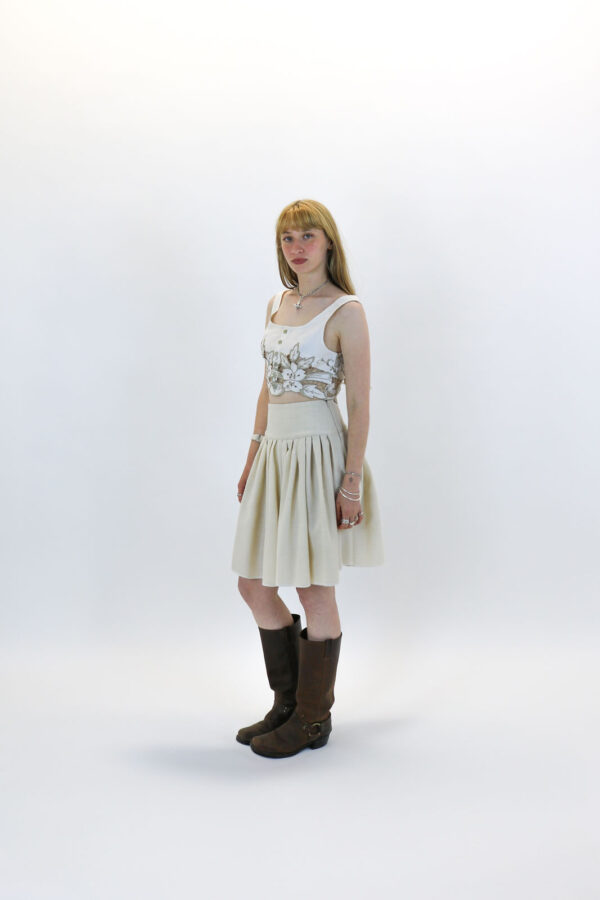 Gathered Yoke Skirt - Image 4