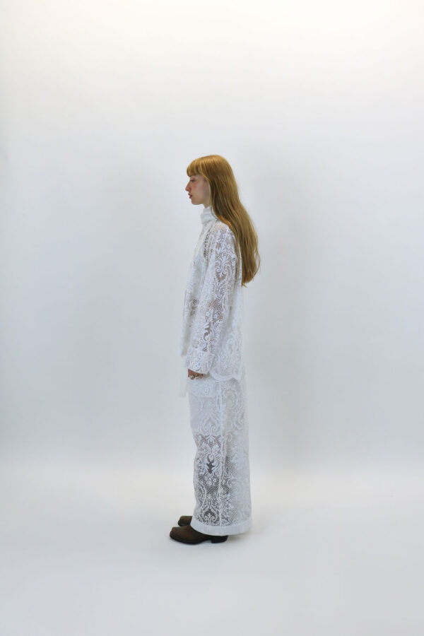 Lace Drawstring Trousers - Image 5