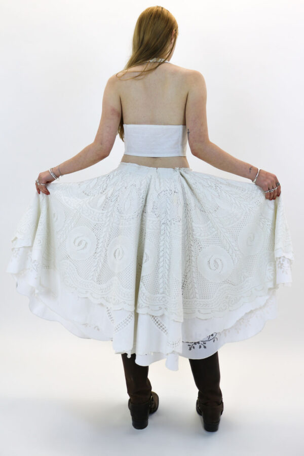 Layered Drawstring Skirt - Image 7