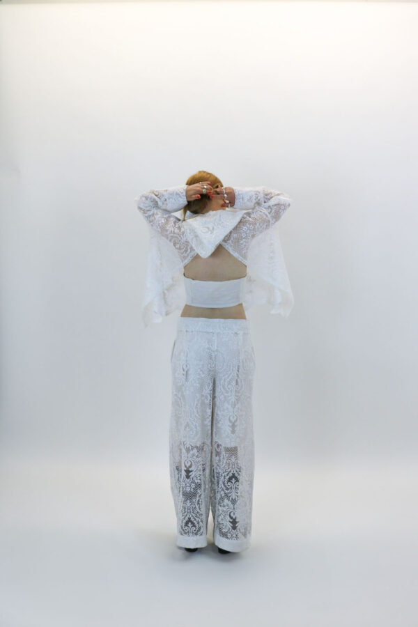 Lace Open-back Hoodie - Image 6