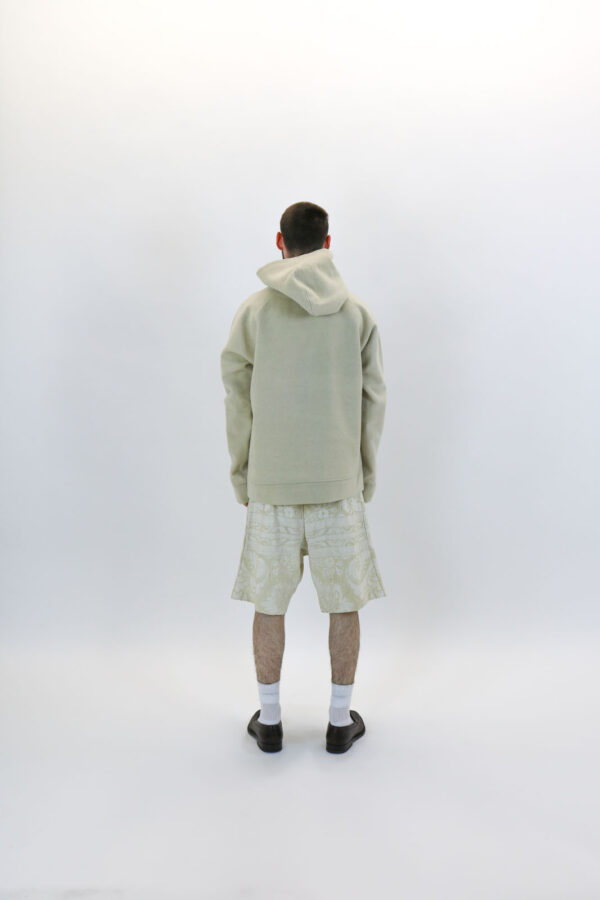 Raglan Sleeve Alpaca Hoodie - Image 4