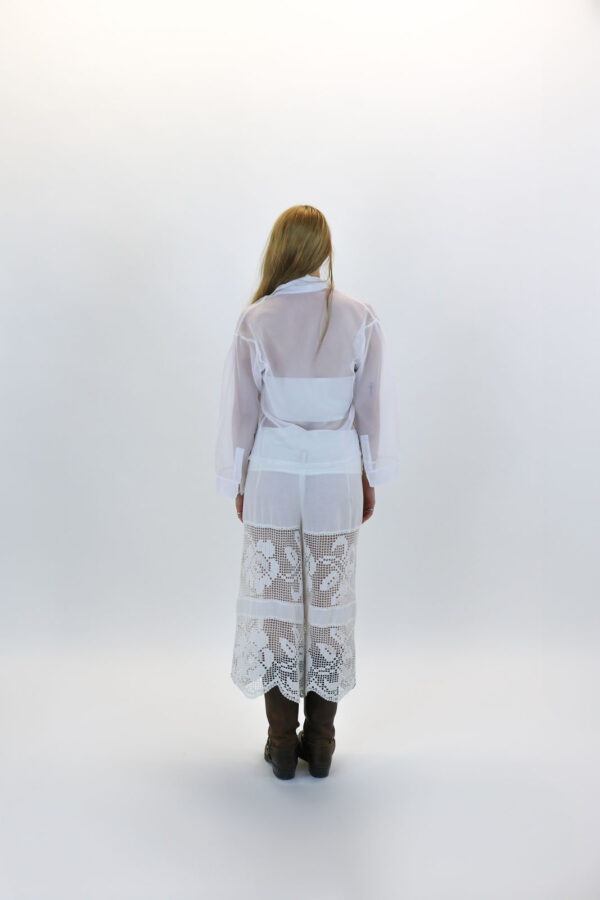 Tailored 3/4 Lace Trouser - Image 4