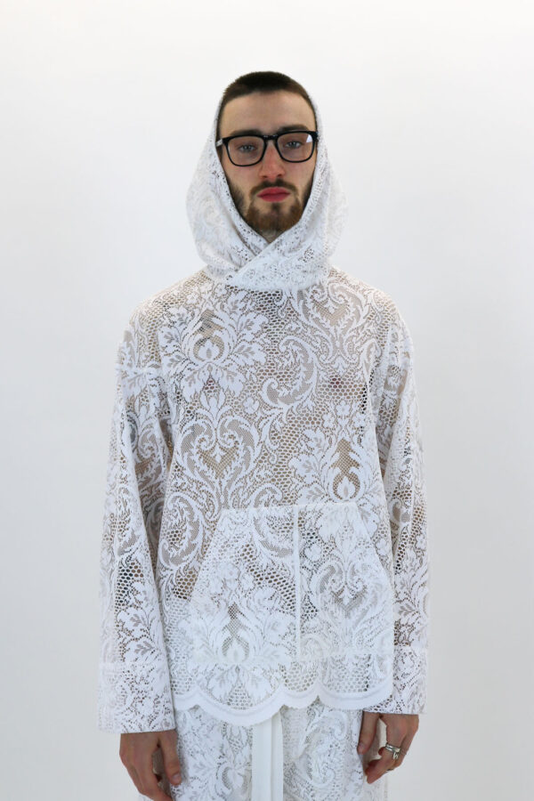 Lace Open-back Hoodie - Image 8