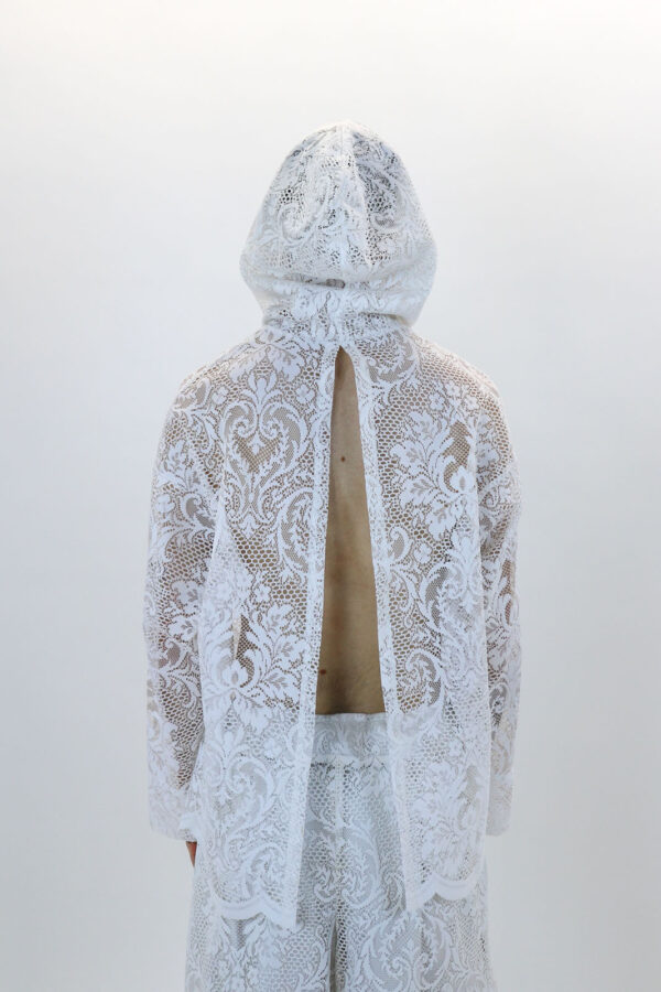 Lace Open-back Hoodie - Image 9